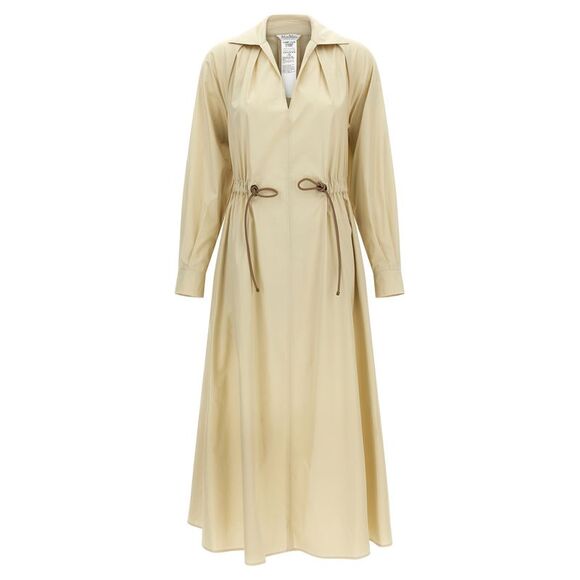 Max Mara Dresses & Skirts - Max Mara Beige Cotton Long Women's Dress